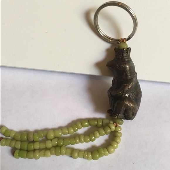 Brass Frog Festival  Semi -Precious beads - Picture 1 of 7